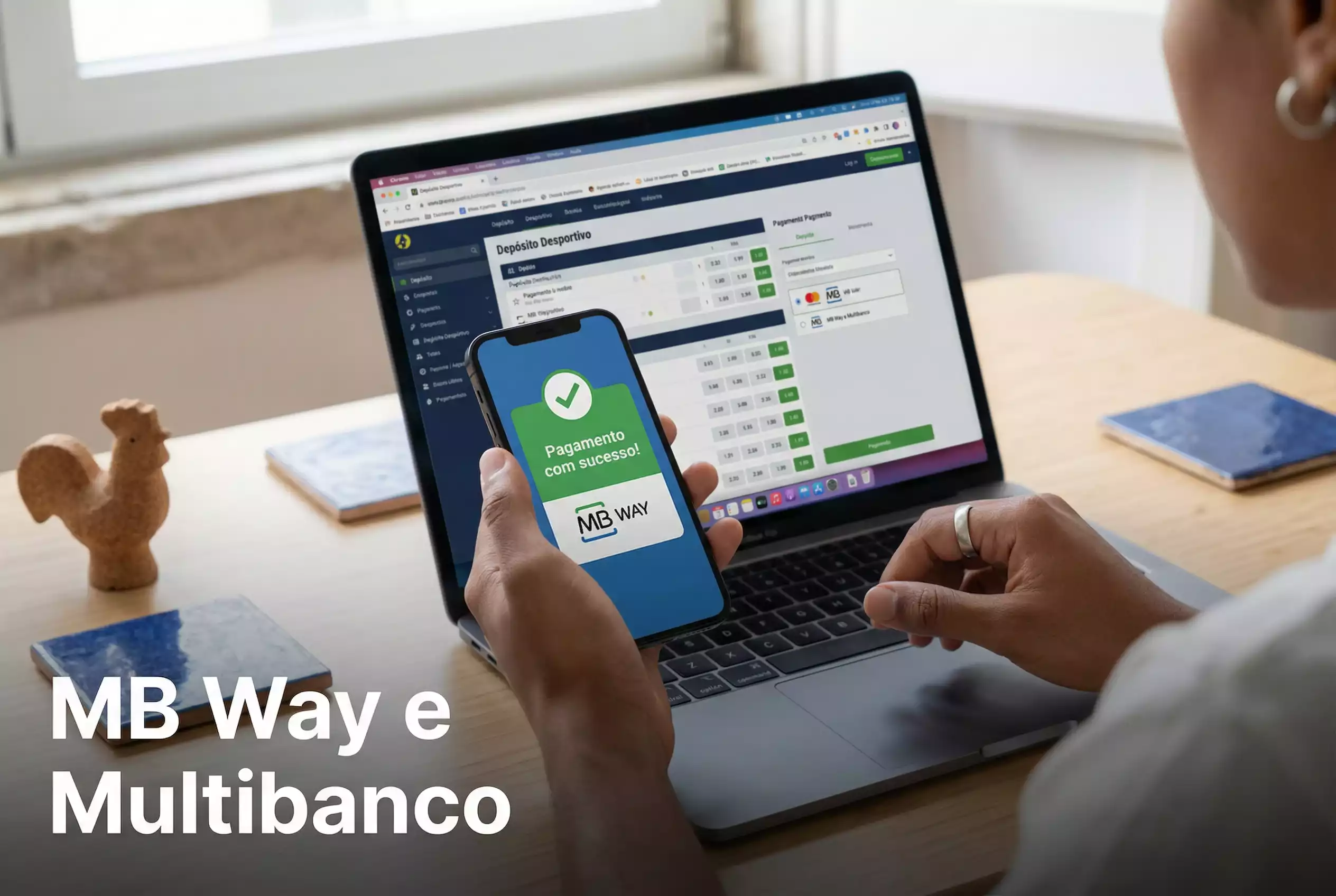 Métodos de pagamento para apostas desportivas em Portugal incluindo MB Way e Multibanco